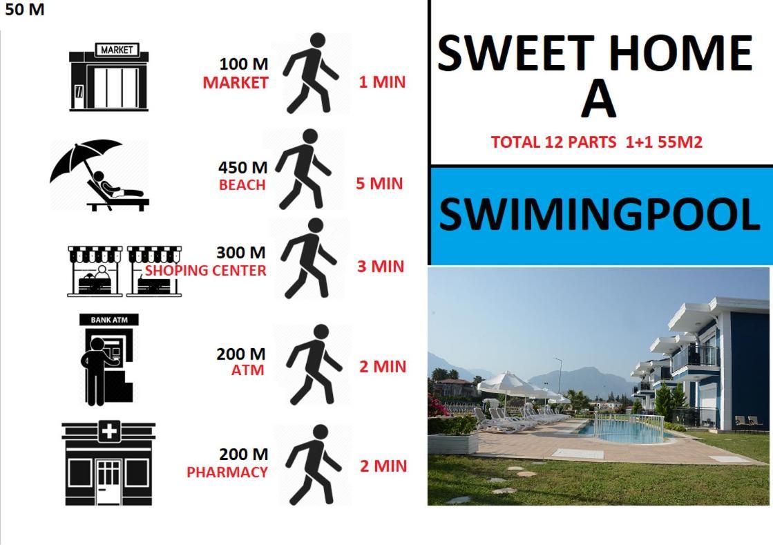 Sweet Home Kemer Apartments المظهر الخارجي الصورة